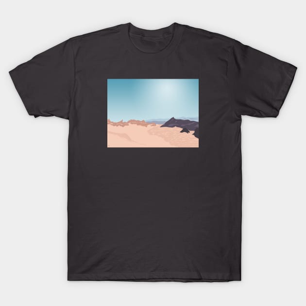 Valle de la Luna (Moon Valley), San Pedro de Atacama, Chile T-Shirt by lymancreativeco